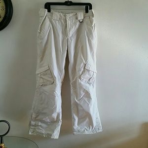Skiing snow pants